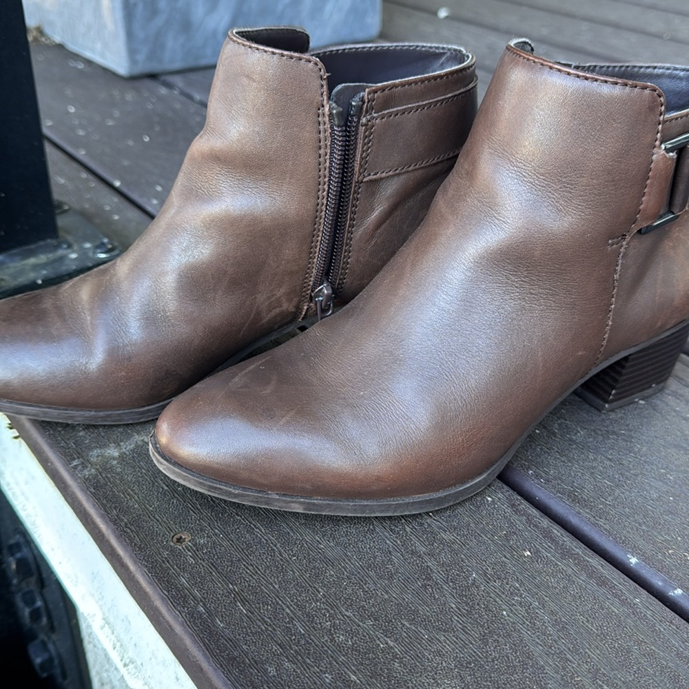 Alfani Brown Ankle Boots